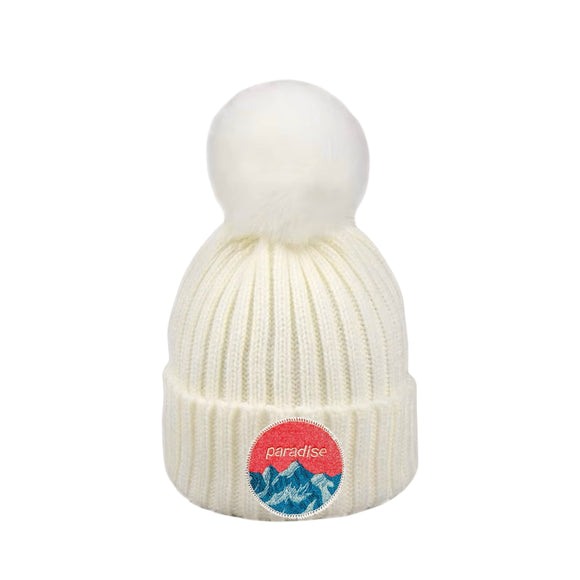 Forever Run Wild Paradise Pom Pom Toque - Ivory