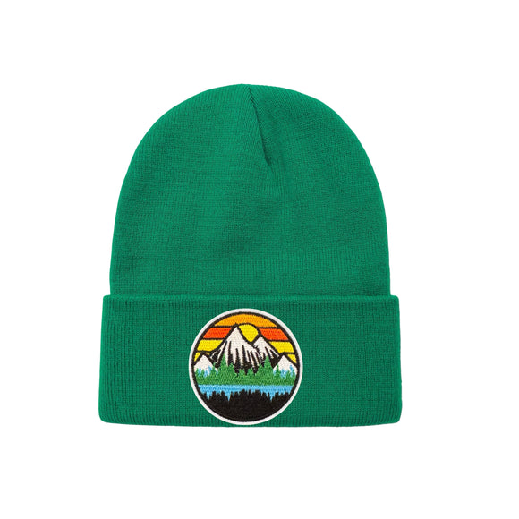 Forever Run Wild Sunrise Mountain Toque - Green