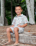 Feather 4 Arrow Paradise Cove Button Down - Light Grey