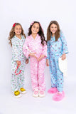 Preppy Goose Satin Pyjamas - Christmas Smiley