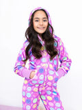 Preppy Goose Smiley Faces Plush Onesie