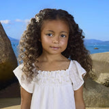 Milon White Pearl Accent Dress