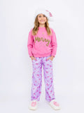 Preppy Goose Holiday Bows Loungewear Pant