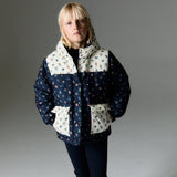 The New Society Jacket Patchwork Puffer Jacket