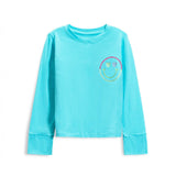 Preppy Goose Smiley Face Long Sleeve Top