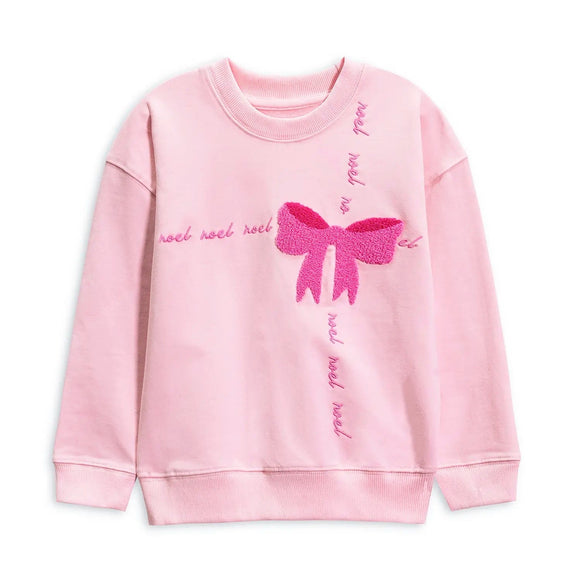 Preppy Goose Bow Sweatshirt