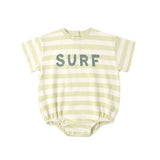 Rylee and Cru Relaxed Bubble Romper || Surf