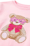 Preppy Goose - Rhinestone Bear Sweatshirt
