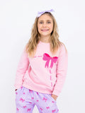 Preppy Goose Bow Sweatshirt