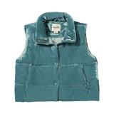 Vignette Teal Velvet Parker Vest