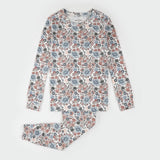 Petit Lem Vintage Flowers Jersey PJ Set