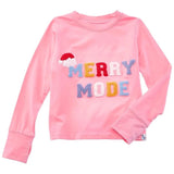 Preppy Goose Merry Mode Sleeve Top