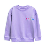 Preppy Goose Smile Embroidered Sweatshirt