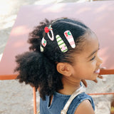 Rockahula Cherry Kiss Stripy Clips