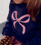 Müsli Bow Sweatshirt - Night Blue