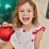 Nanai Embroidered Apple Dress
