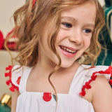 Nanai Embroidered Apple Dress