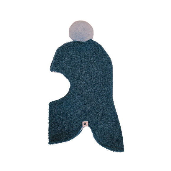 Klok Kids Double-Layered Sherpa Balaclava - Ocean