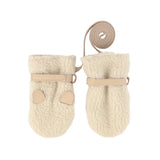 Donsje Richy Mittens | Polar Bear | Off White Curly Faux Fur