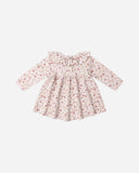 Quincy Mae Ruffle Collar Jersey Dress || Garden