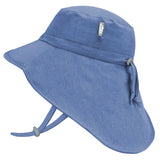 JAN & JUL Water Repellent Xplorer Hats | Blue with Blue Trim