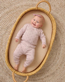 Quincy Mae Pointelle Long Sleeve Tee + Legging || Lilac Ditsy