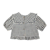 Rylee and Cru Prairie Blouse || Navy Check