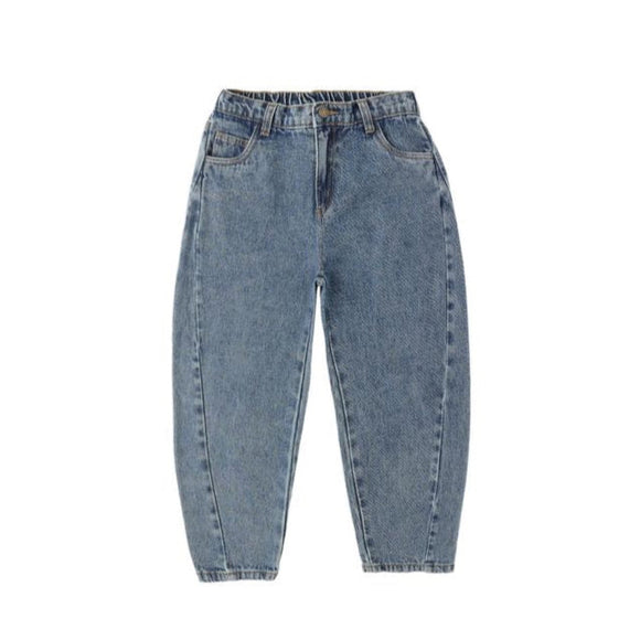 Rylee and Cru Barrel Pant || Indigo Denim