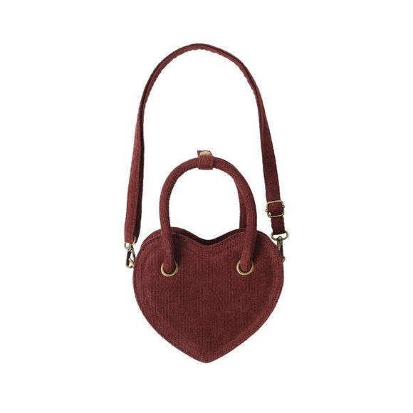 Rylee and Cru Heart Purse | Burgundy