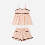 Rylee and Cru Ric Rac Set || Blush