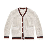 Rylee and Cru Teen Collegiate Cardigan || Natural