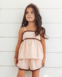 Rylee and Cru Ric Rac Set || Blush