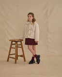 Rylee and Cru Shearling Collared Coat || Natural