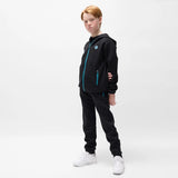 Miles Black Scuba Knit Track Joggers