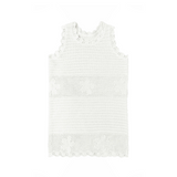 Limeapple - Emmi White Crochet Swim Coverup