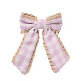 Rockahula Gingham Ruffle Bow Clip
