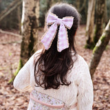 Rockahula Gingham Ruffle Bow Clip