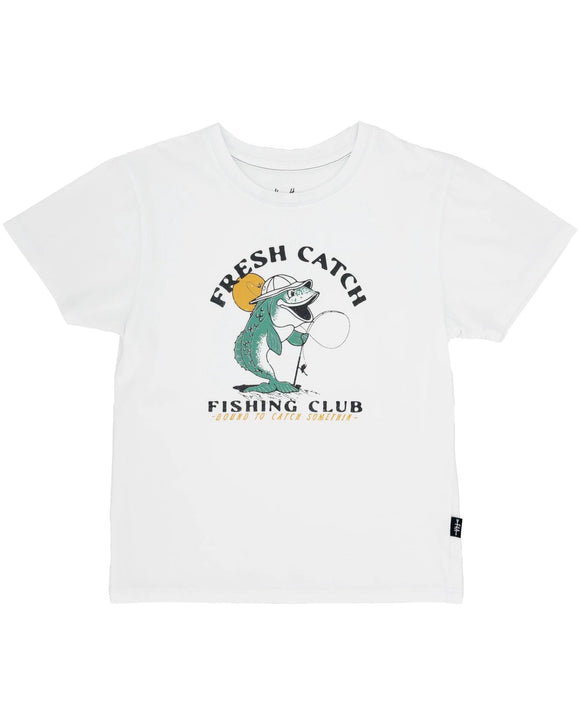 Feather 4 Arrow Fresh Catch Tee - White