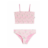 Limeapple - Mahala Smocked Cherry Bikini