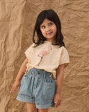 Rylee and Cru Cropped Cinch Tee || Flamingo