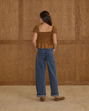 Rylee and Cru Teen Baggy Wide Leg Pant || Indigo Denim