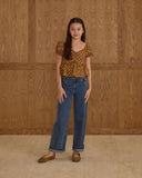 Rylee and Cru Teen Baggy Wide Leg Pant || Indigo Denim