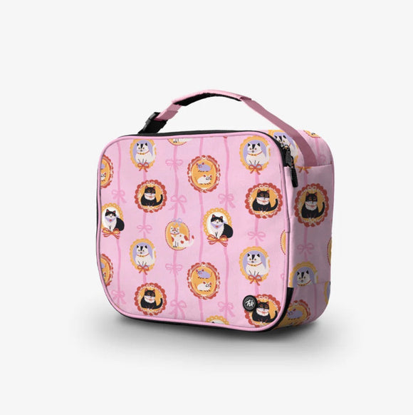 Headster Kitty Charm Classic Lunch Box - Smart Pink