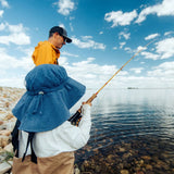 JAN & JUL Water Repellent Xplorer Hats | Blue with Blue Trim
