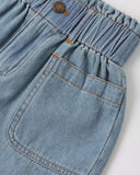 Rylee and Cru Alba Short Denim || Washed Blue