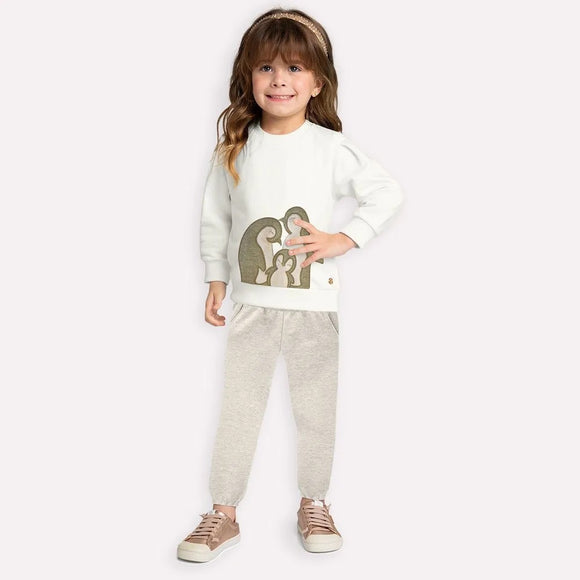 Milon Embroidered Children's Set for Girls