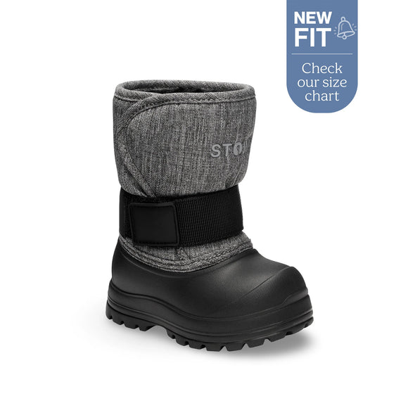 Stonz Trek Winter Boot Toddler - Heather Grey