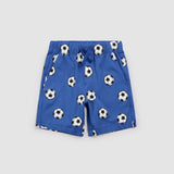 Miles The Label Soccer Ball on Royal Blue Shorts