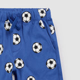 Miles The Label Soccer Ball on Royal Blue Shorts