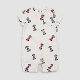 Miles Race Cars on Grey Playsuit